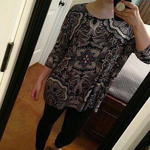 Zig zag Stripe Box top tunic